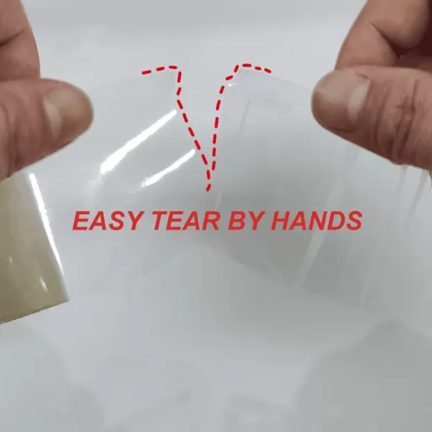 Yourijiu Transparent No Knife BOPP Easy Tear Tape